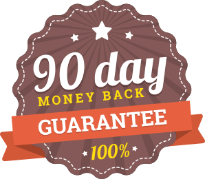 90 Days 100% Money Back Guarantee